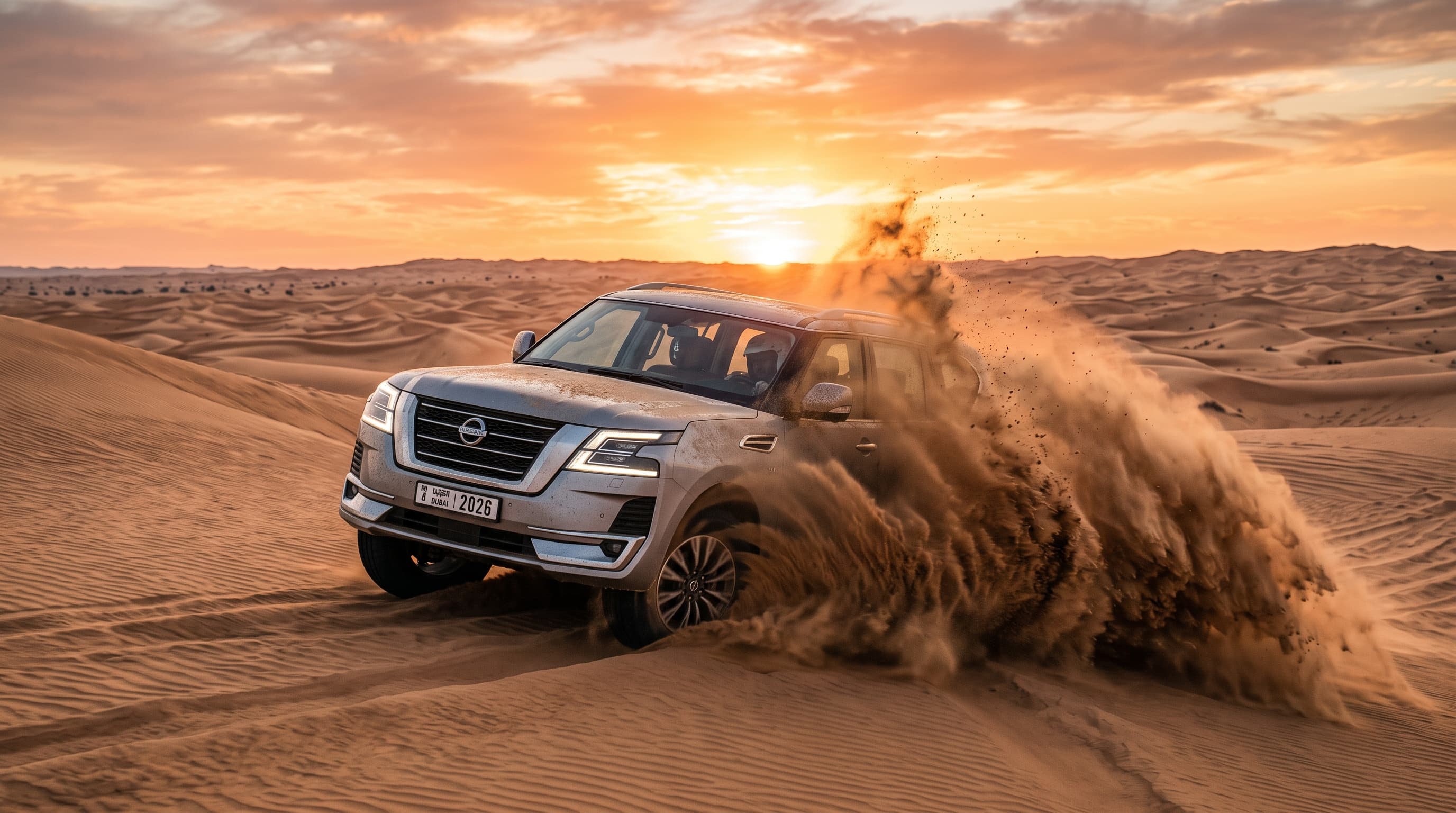 Sunrise Desert Safari with Quad Bike, Dune Buggy, Sandboarding, Camel Ride & Authentic Arabic Breakfast